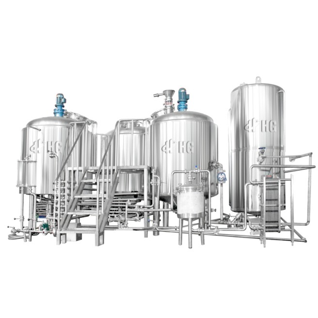 1000L 3 Vessel Beer Brewing Equipment