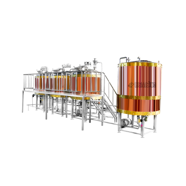 Beer Brewing Equipment 2000L 2 Vessel Copper