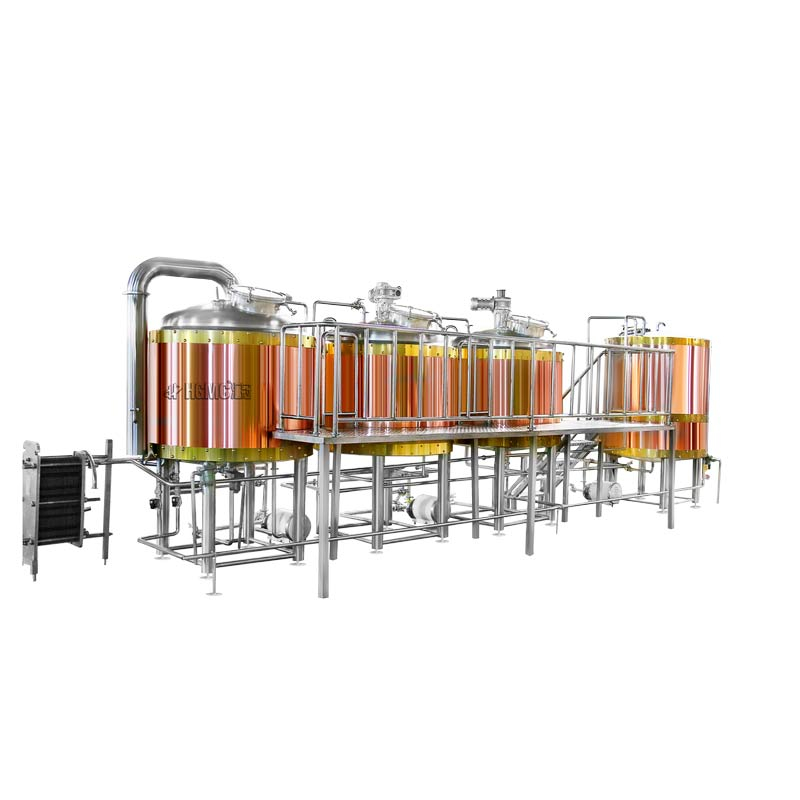 2000L 2 Vessel Copper Beer Brewing Equipment