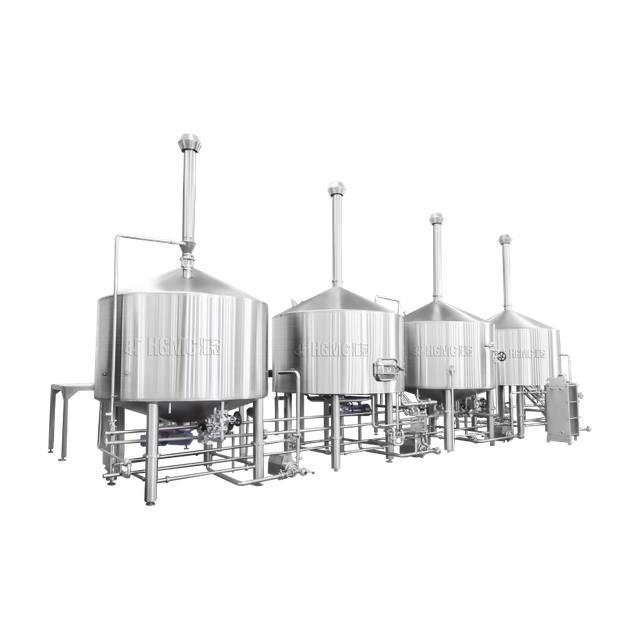 4 Vessel Beer Beer Brewing Equipment 2500L